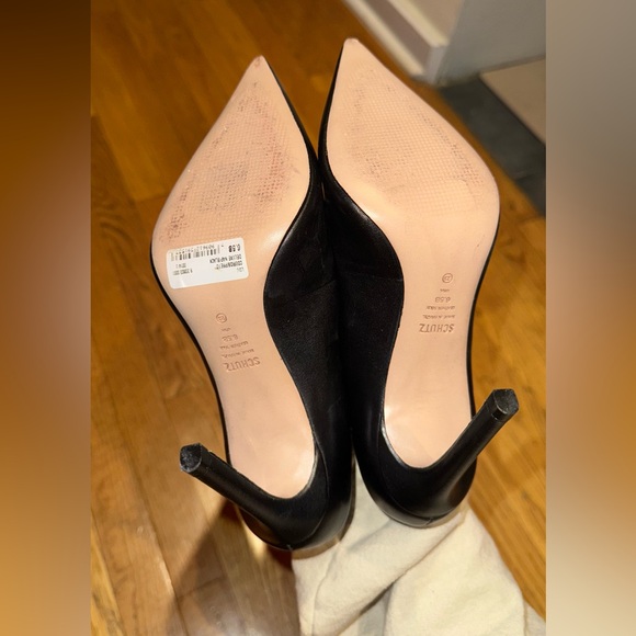 SCHUTZ BLACK HEELS size 6.5 women’s - Picture 2 of 6